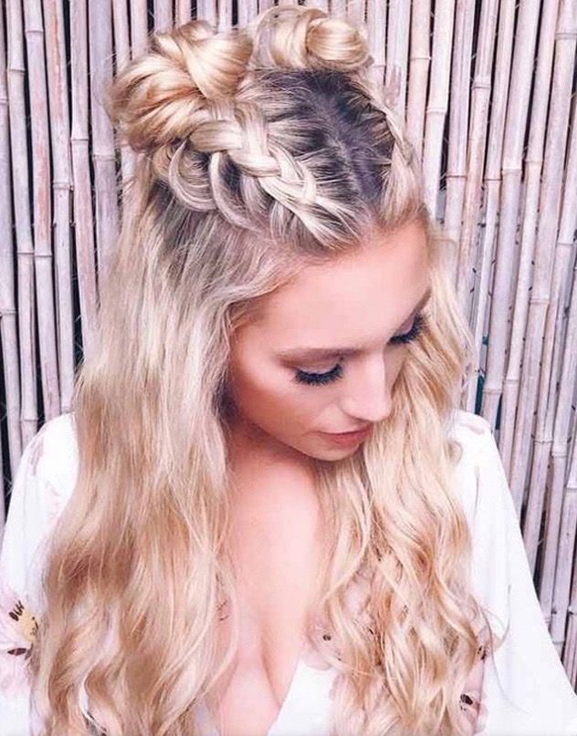 Классные прически для лета Pin by Amanda Gaskell on Wedding Hair styles, Bohemian hairstyles, Long hair sty