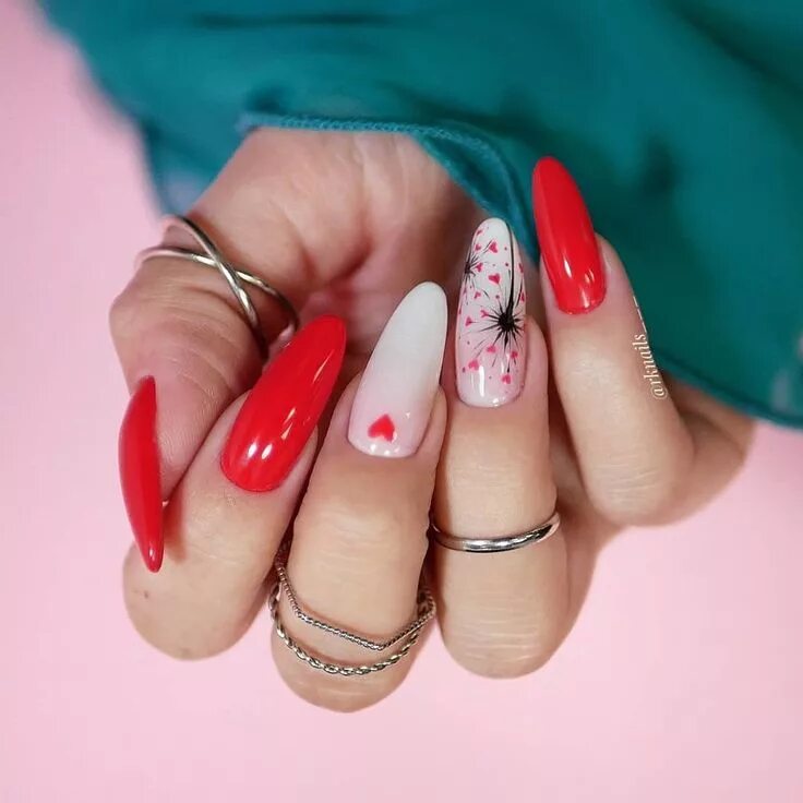 Классный красный маникюр Pin on Nail art Manicure, Nail art videos, Red manicure