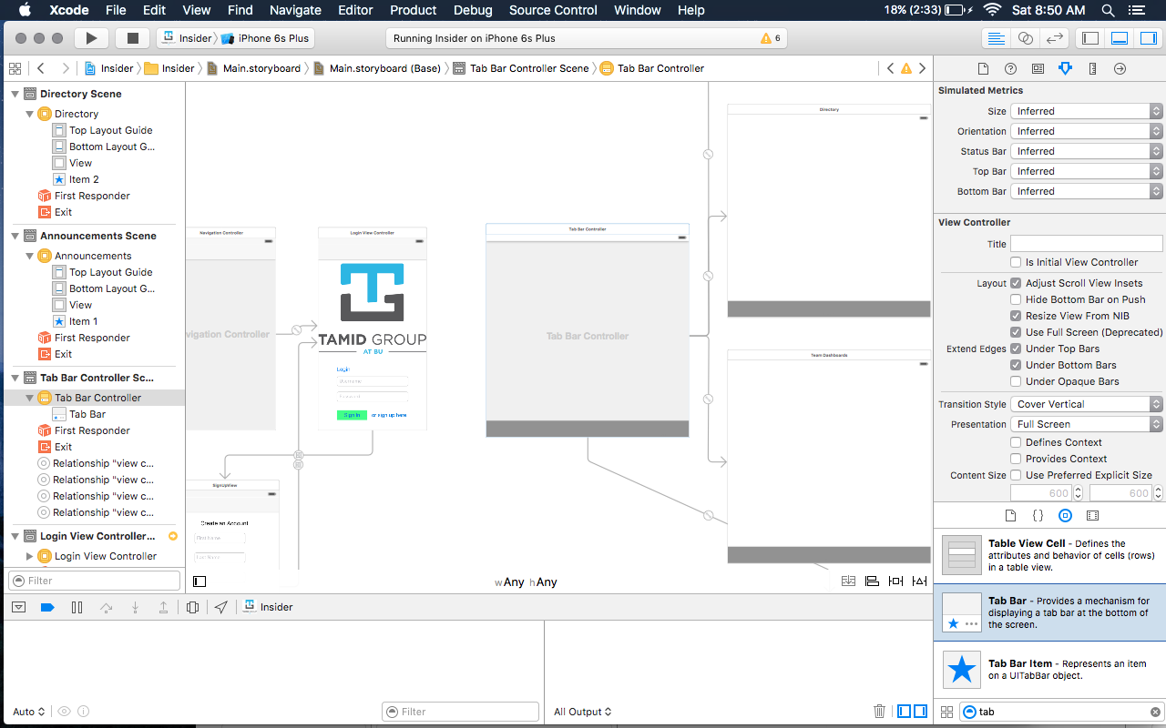 Классы оснастки ios - Tab bar after login - Why does it look like this? - Stack Overflow