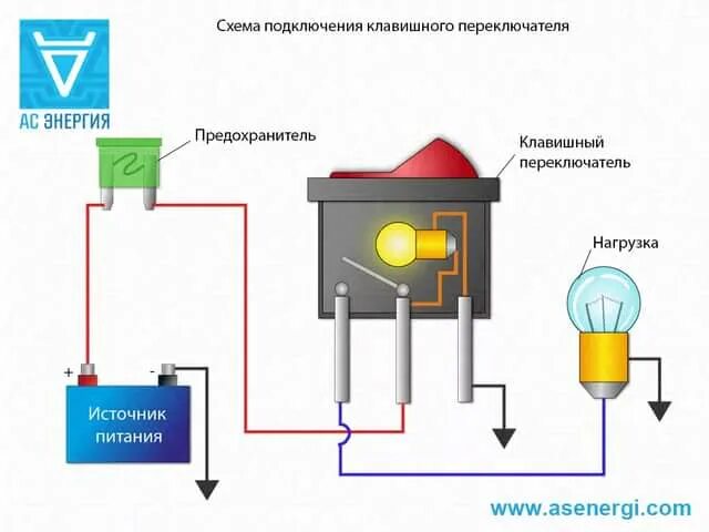 Клавишный выключатель с подсветкой 220в схема подключения Ответы Mail.ru: Как подключить кнопку kcd3?