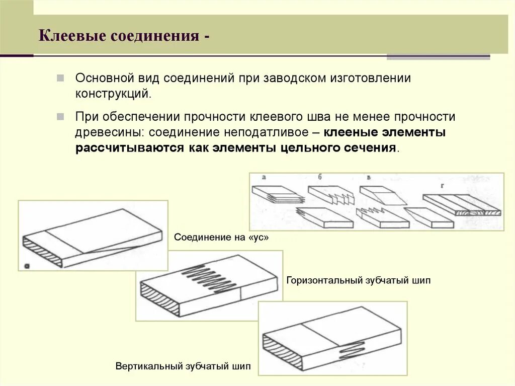 Клеевой способ соединения Клеевые соединения - презентация онлайн