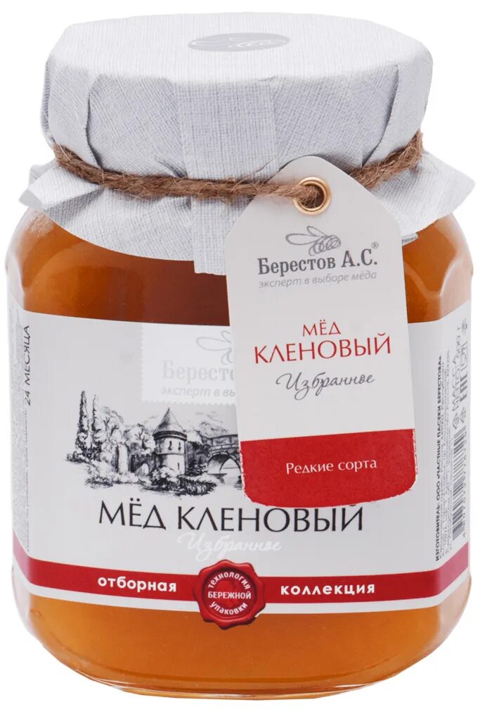 Кленовый мед фото Мед кленовый БЕРЕСТОВ А.С. Избранное, 500г - купить в интернет-магазине OZON с б