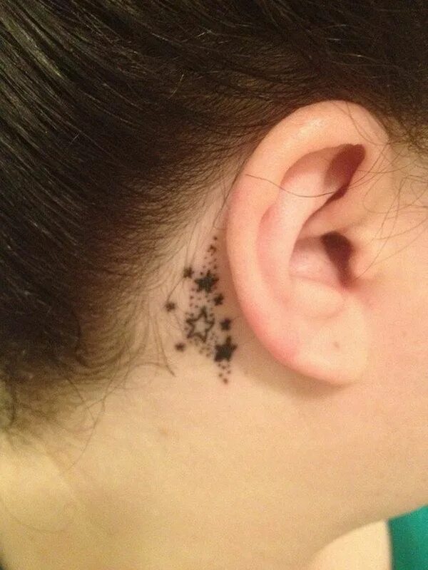 Клещ в ухе у человека фото 60+ Pretty Designs of Ear Tattoos 2022 Behind ear tattoo, Behind ear tattoos, Ea