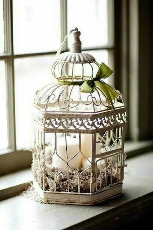 Клетка декор своими руками Pin by Melanie Blair on Fall/Christmas Favs 2019 Bird cage decor, Vintage bird c