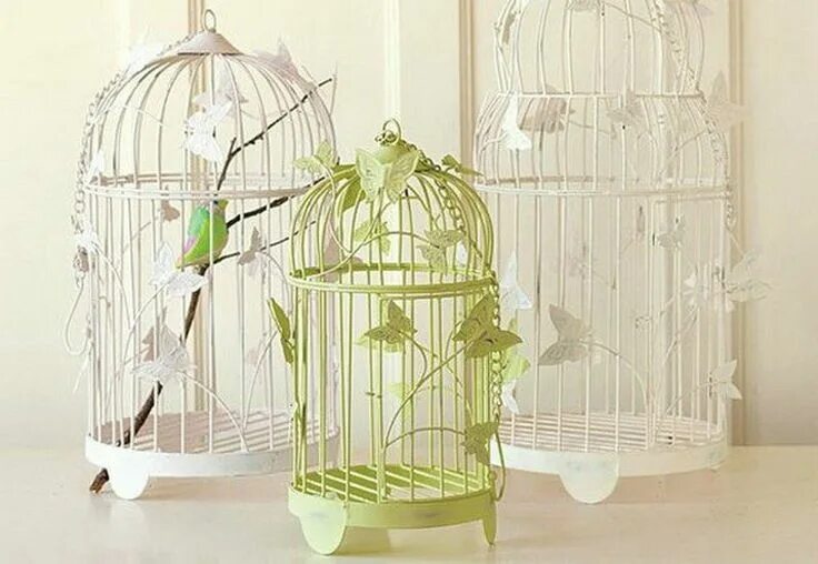 Клетка декор своими руками Pin on Birdcages and Birdhouses Bird cage decor, Baby girl room, Girl nursery