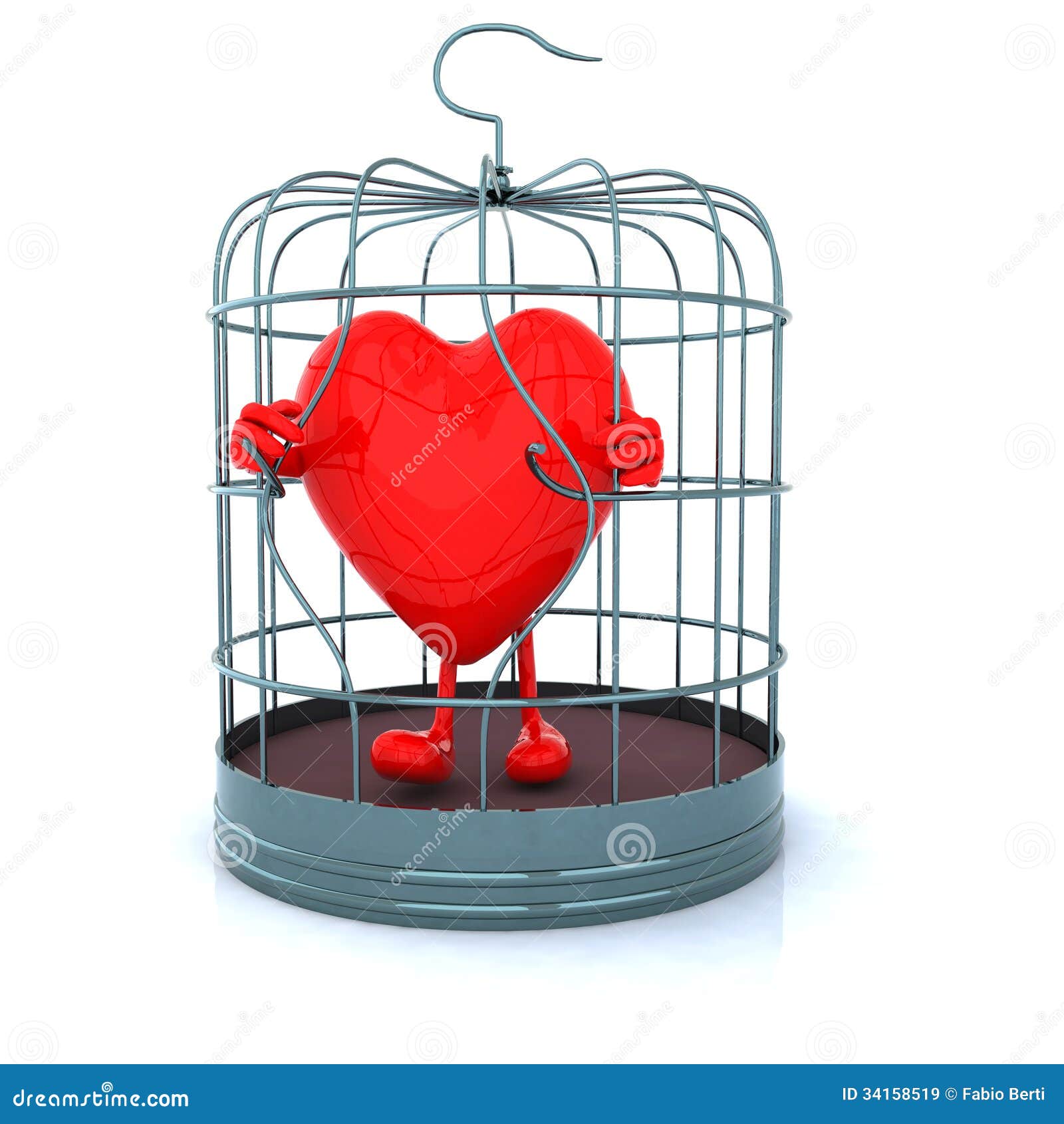 Клетки сердца фото Red Heart that Gets Out from Cage Stock Illustration - Illustration of dating, v