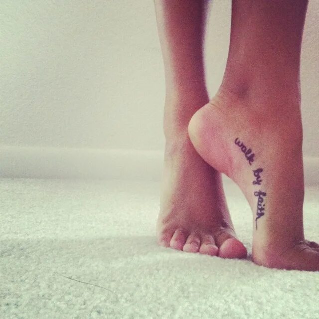 Климова тату фото Walk by faith Foot tattoos, Faith foot tattoos, Foot tattoo