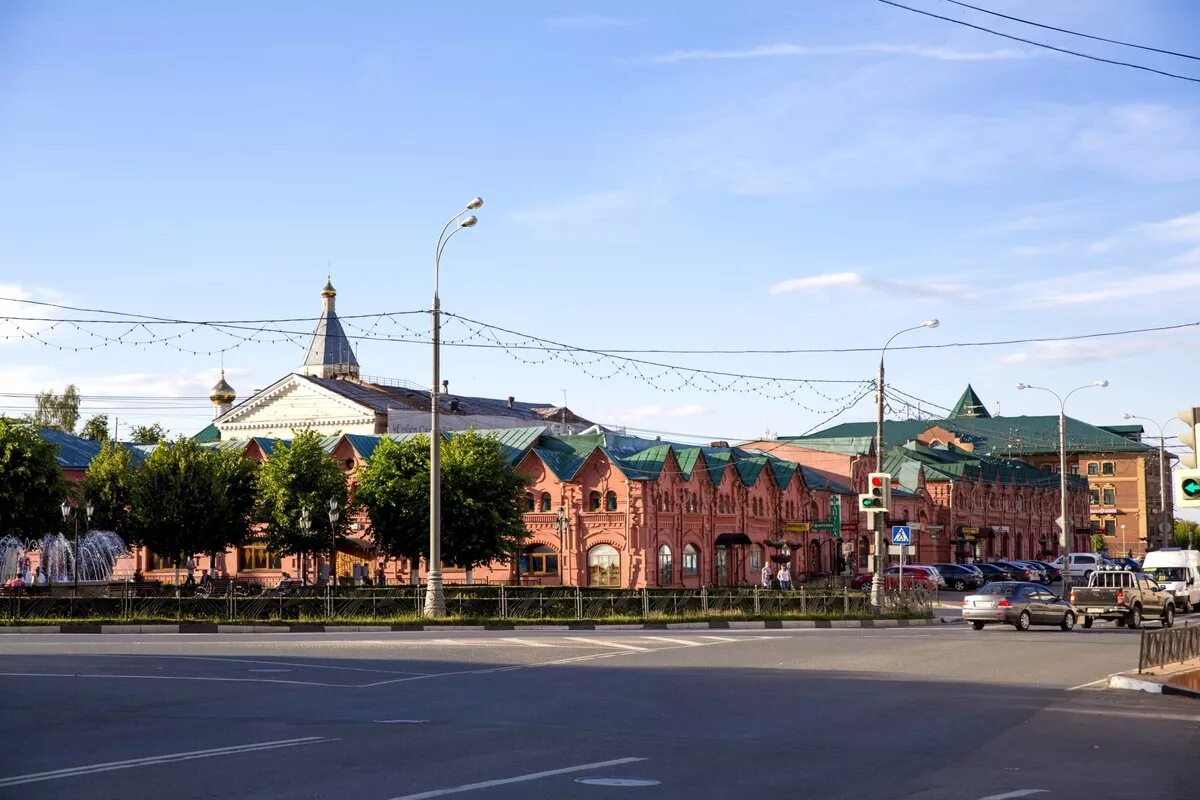 Клин фото города Торговые ряды г. Клин - Фото № 81076