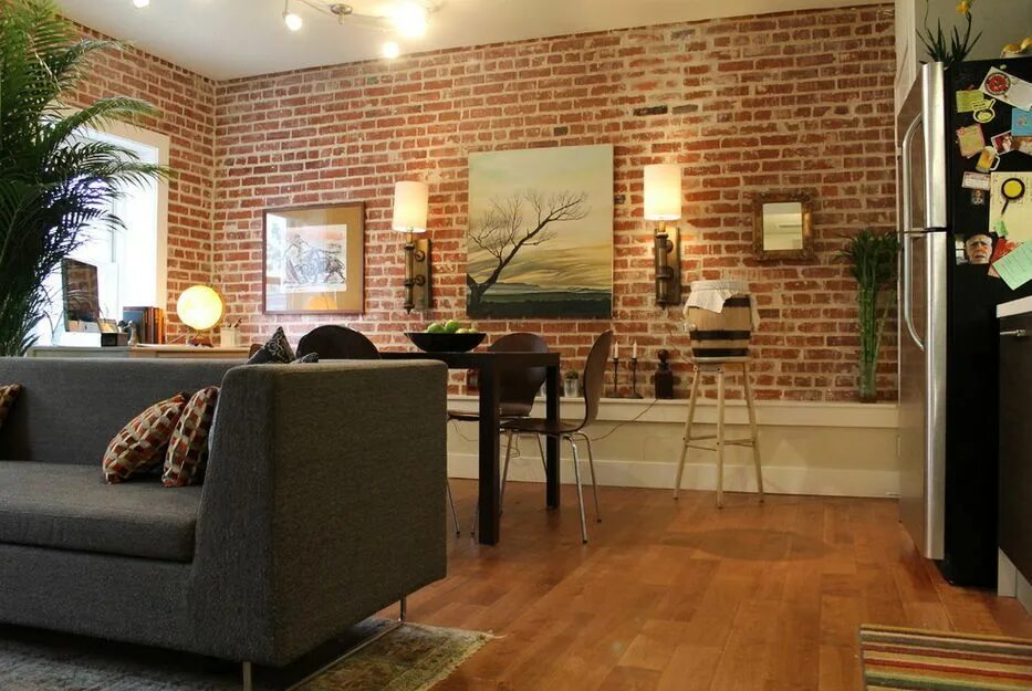 Клинкерная стена в интерьере Exposed Brick Walls: Good or Bad Experiences? Brick wall decor, Brick wall livin