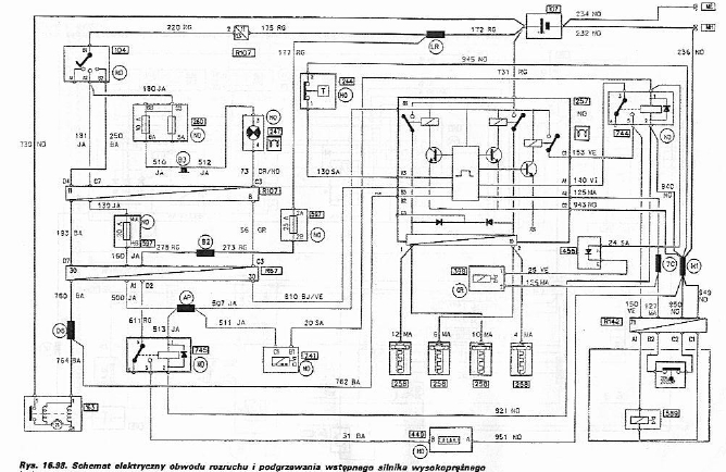 Клио электросхема Renault Clio II 1,9 D schemat - elektroda.pl