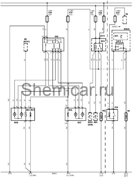 Клио электросхема Электросхема электропривода зеркал Renault Clio II - Электросхемы автомобилей