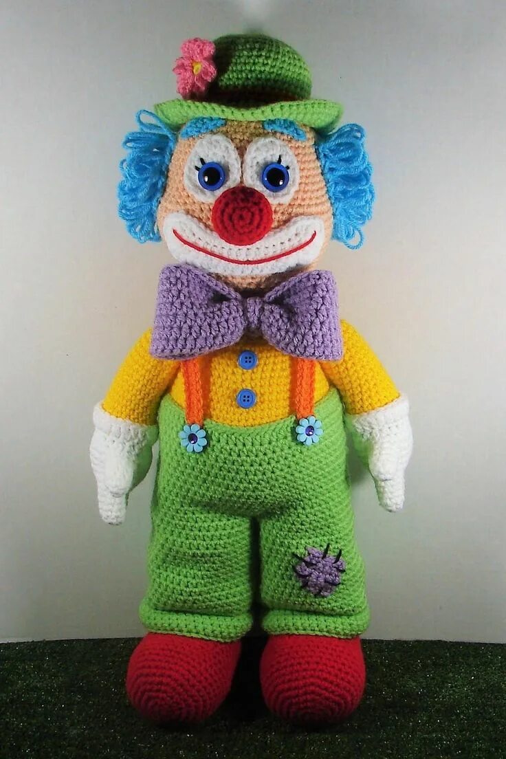 Клоун амигуруми крючком схемы Clown Amigurumi crochet pattern, clown, clown drôle PDF en anglais seulement pas