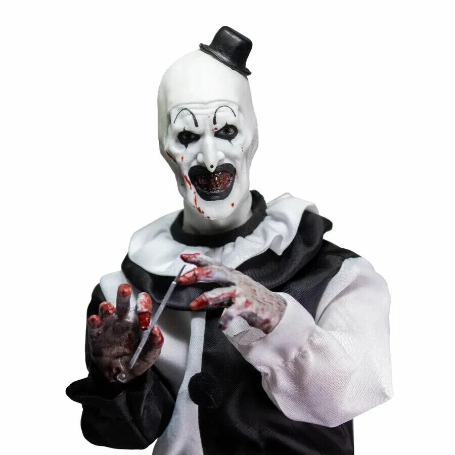 Клоун арт фото из фильма TERRIFIER - ФИГУРКА АРТ-КЛОУНА В МАСШТАБЕ 1:6 - Trick or Treat Studios - В НАЛИЧ