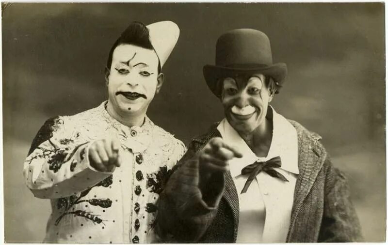 Клоун фото ссср 25 редких исторических фотографий Creepy clown, Scary clowns, Clown