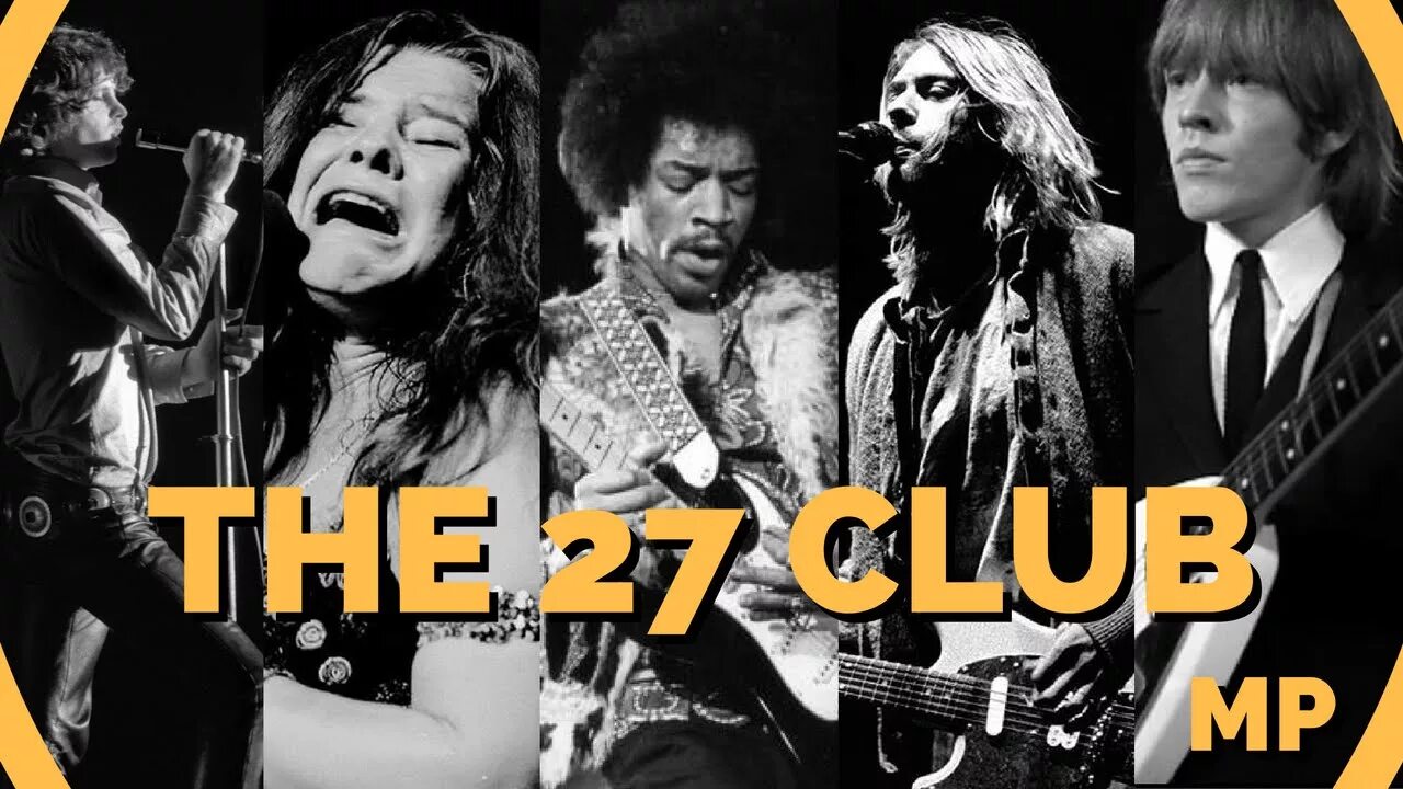 Клуб 27 фото The 27 Club: The Legendary Musicians Who All Died At 27 - YouTube