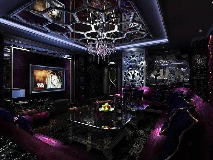 Клуб дизайнеров интерьера Tham khảo thiết kế nội thất phòng karaoke mới Karaoke room, Small room design, N