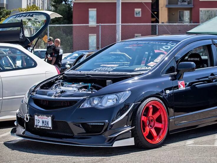 Клуб тюнинга хонда FD2 with canards, lower spoiler, Mugen RR lip fog/DRLs Honda civic si, Honda civ