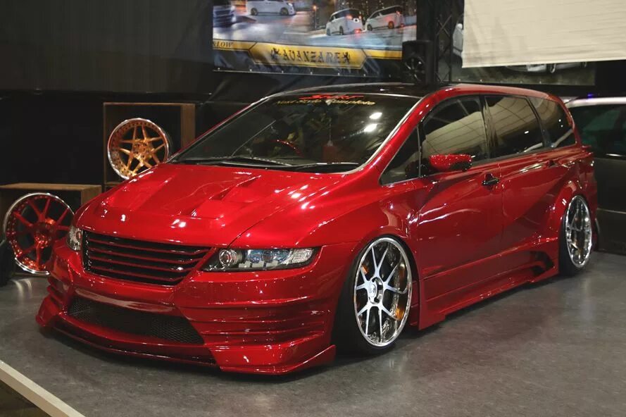 Клуб тюнинга хонда Custom Car Contest TOKYO AUTO SALON 2017 Honda oddysey, Honda odyssey, Honda str