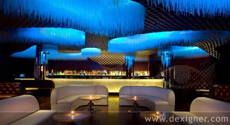 Клубы интерьер фото Bluarch Designs New York's Cienna Ultralounge Lighting, Club, Lounge