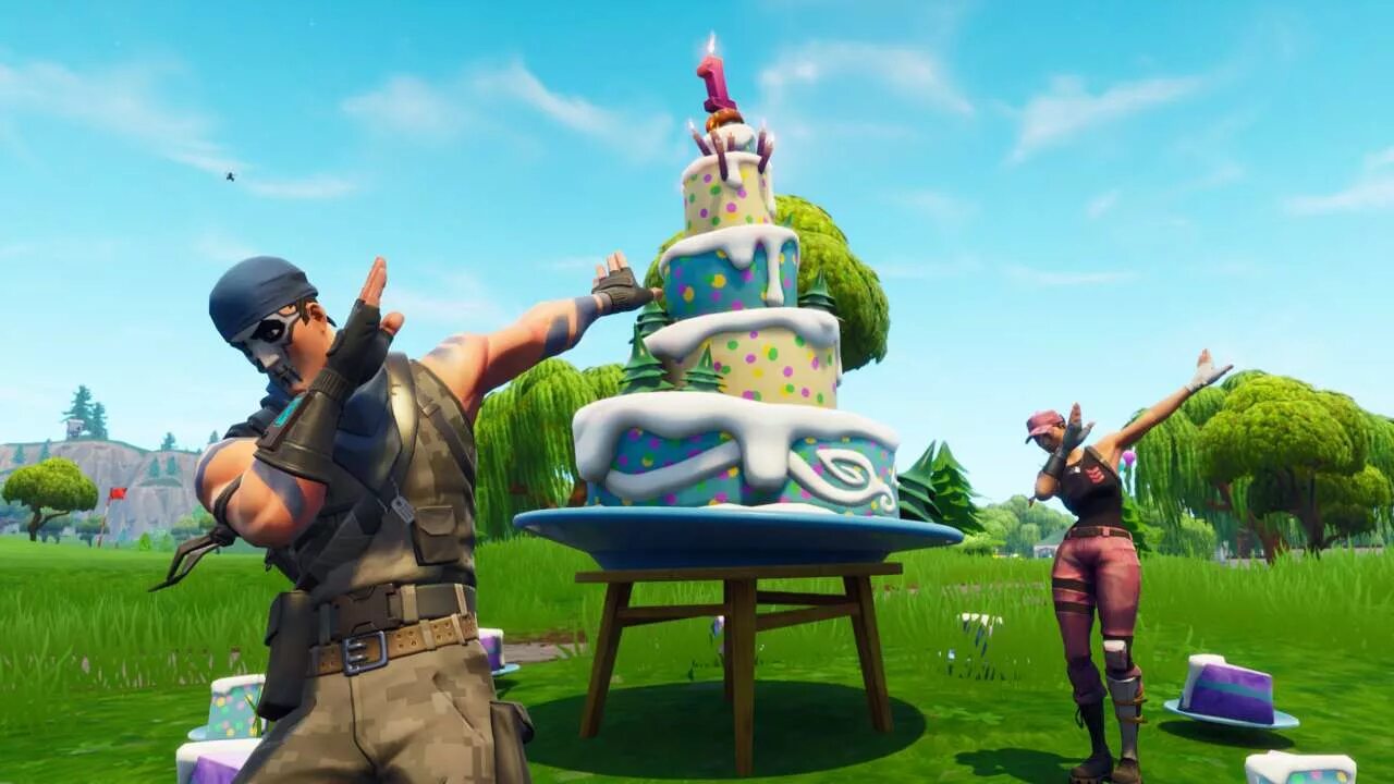 Клумб фортнайт фото Fortnite Birthday Cake's Locations: Where To Dance For The Challenge - GameSpot