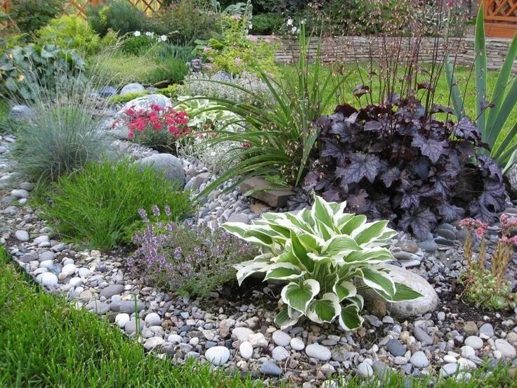 Клумба горка фото Клумбы из многолетников: названия цветов, схемы и фото Garden design, Beautiful 