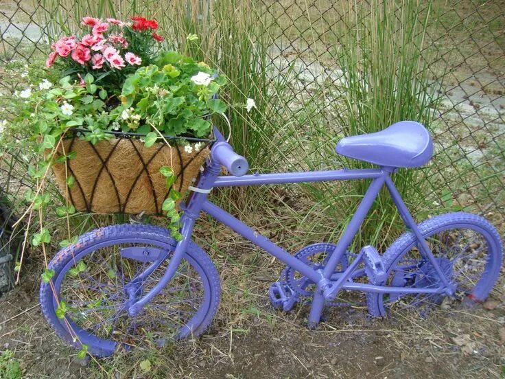 Клумба из велосипеда своими руками фото 29 Mind-Blowing Bicycle Planter Ideas For Your Garden or On-The-Go - Garden Love