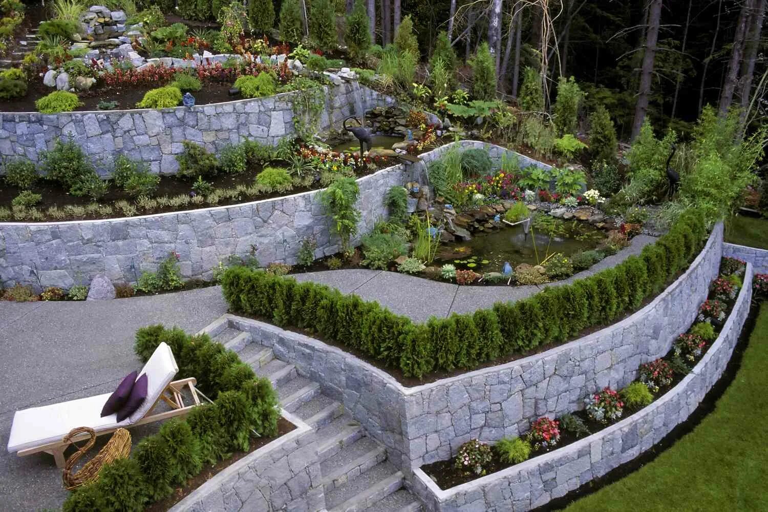 Клумба на склоне фото 42 Retaining Wall Ideas for Landscaping and Gardens