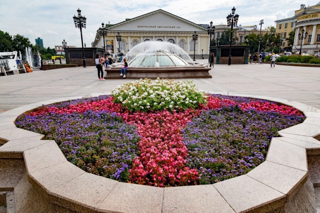 Клумбы москвы фото Как и почему цветы в Москве цветут с ранней весны до поздней осени Мой Дом - Мос