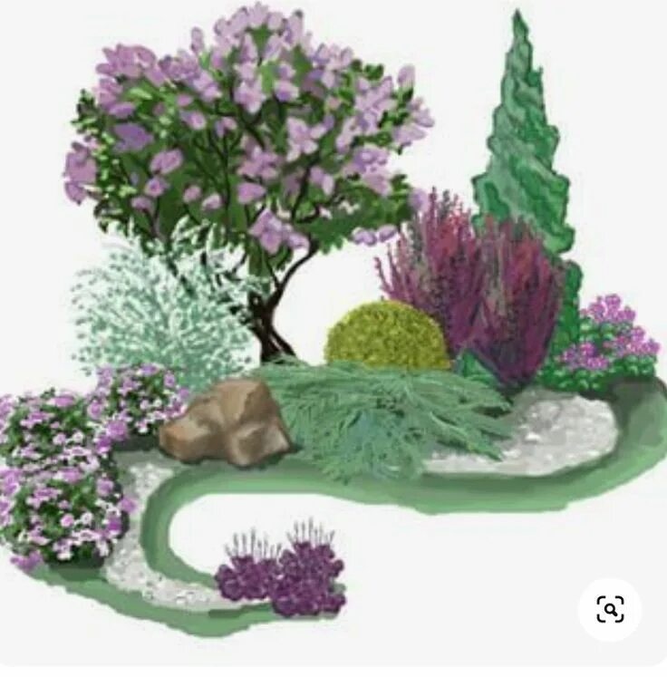 Клумбы с сиренью фото Pin on garden-roadside bed Flower garden design, Grasses garden, Garden planning