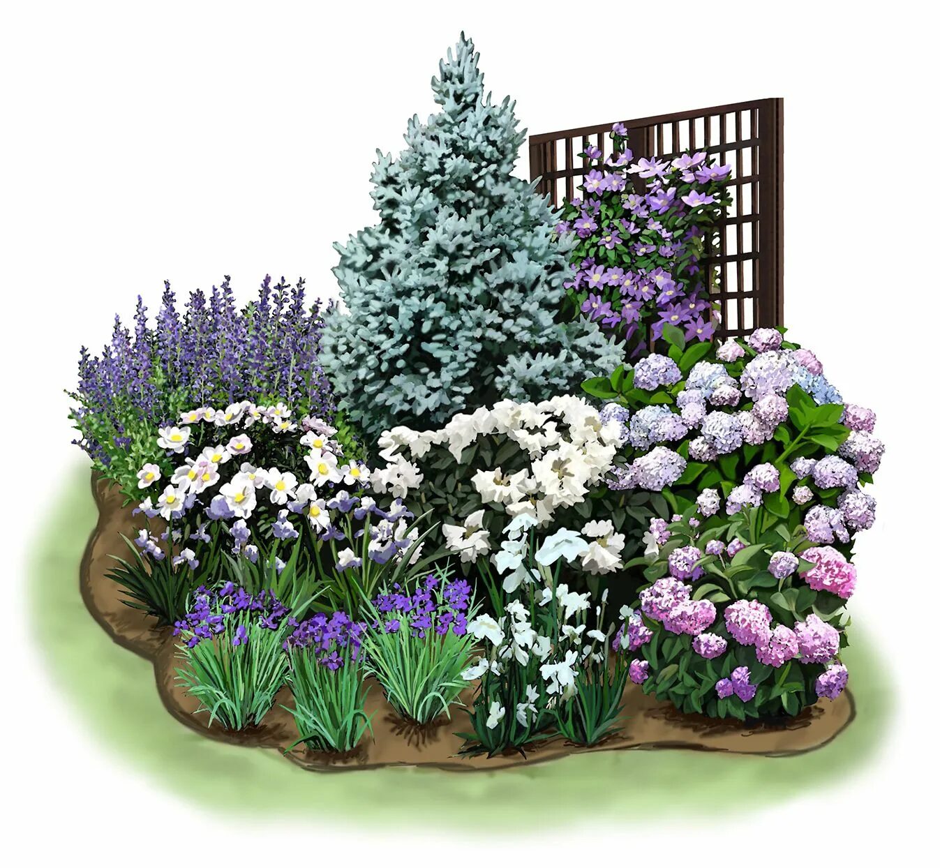 Клумбы с сиренью фото This Cozy Corner Garden Plan Will Brighten Up an Unused Spot in Your Yard
