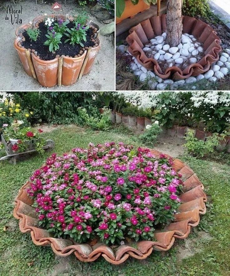 Клумбы своими руками фото 89 Ideas De Jardineras En 2021 Jardinería En Macetas B7A Decoration jardin, Idée