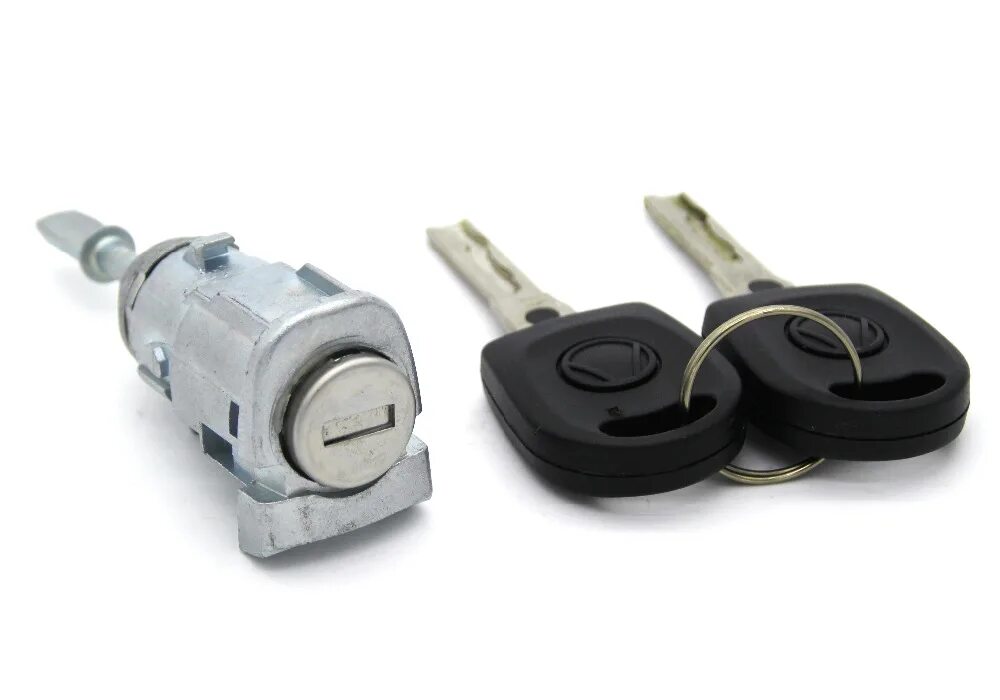 Ключ марка фото 1u0837167c/168c For Skoda Octavia Left Door Lock Barrel Cylinder With 2 Keys Bra