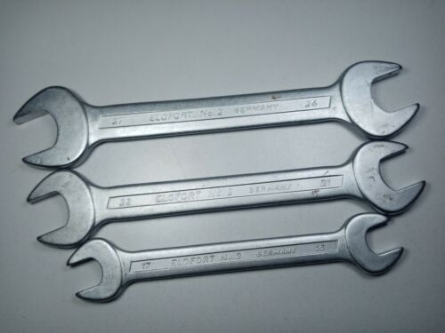 Ключ на 16 фото Set 3Pcs Elofort No.2 Open End Wrench 16-17-21-23-24-27mm Germany eBay