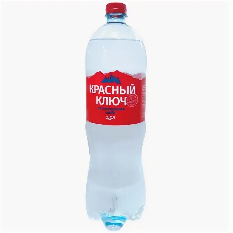 Ключ вода фото Вода Красный ключ питьевая газированная, 1.5л - купить с доставкой в Москве в Пе