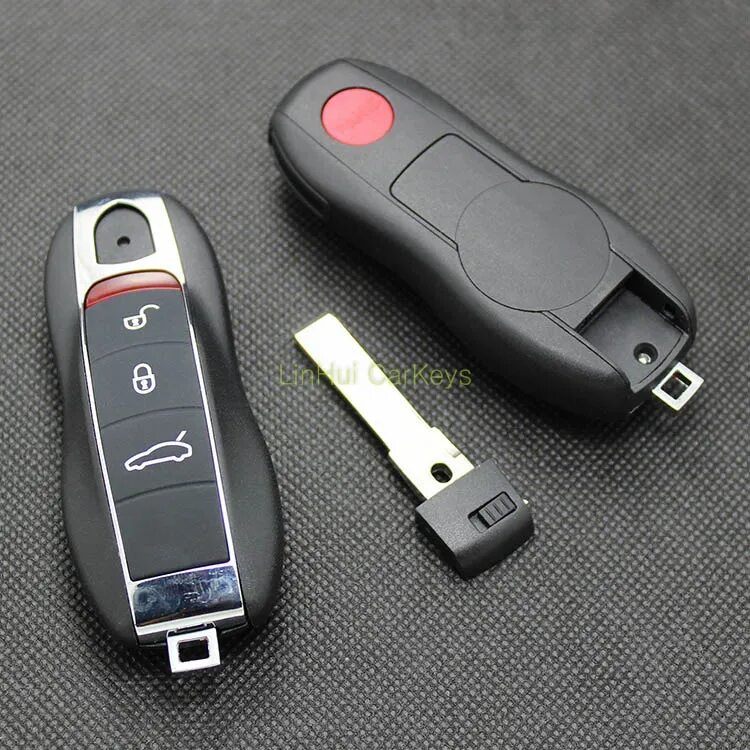 Ключи порше фото PINECONE for PORSCHE MACAN 911 BOXSTER CAYMAN CAYNNE PANAMERA Remote Key 3+1 But