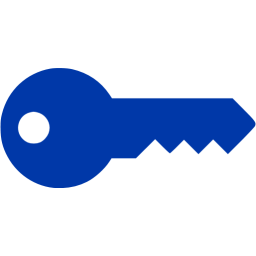 Ключи синие фото Royal azure blue key icon - Free royal azure blue key icons