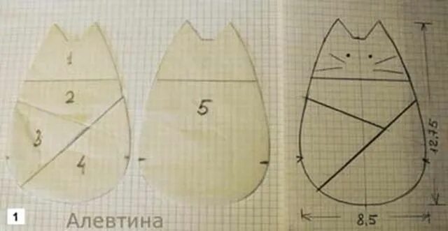 Ключница из ткани выкройка Resultado de imagem para molde esconde chave Projetos de costura, Colchas com ap