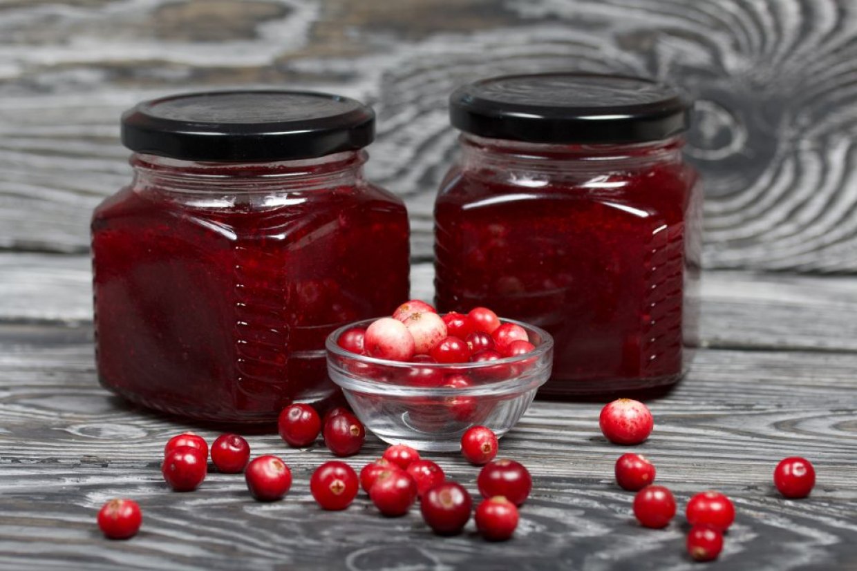 Клюква в банке фото Клюква с сахаром на зиму - 4 вкусных рецептов с фото, простые рецепты клюквы с с
