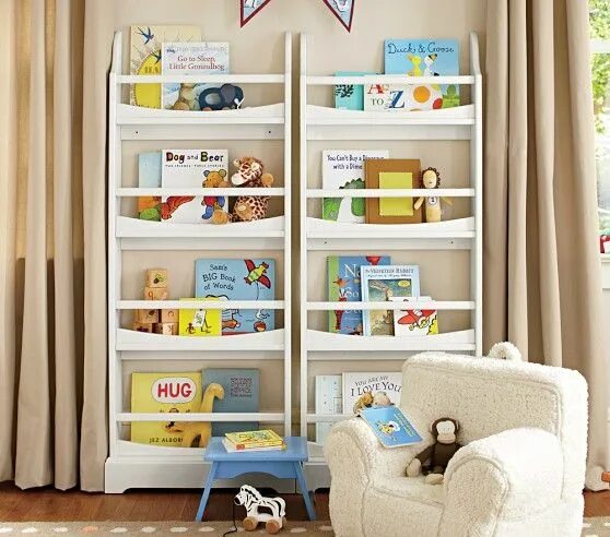 Книга детская комната фото Madison 4-Shelf Kids Bookshelf Storage kids room, Kids book storage, Bookshelves