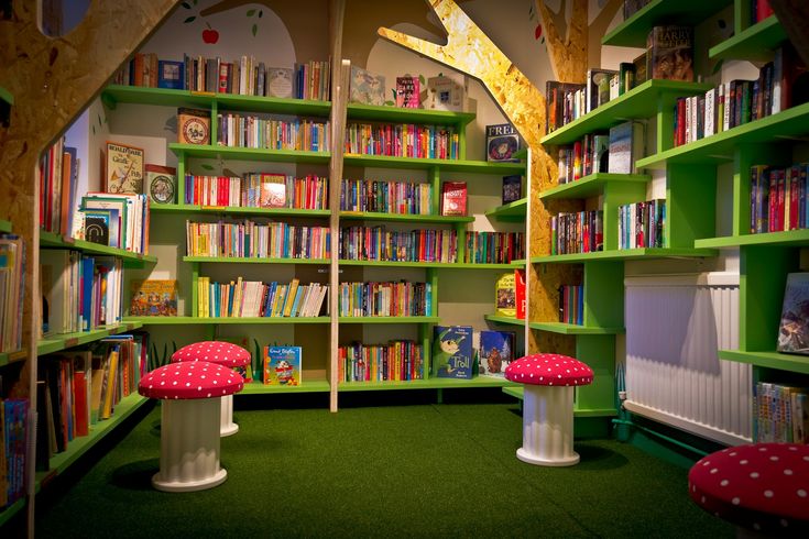 Книга детская комната фото Reading room. Reading room, Children bookshop, School library design