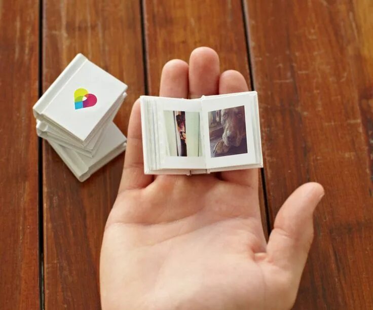 Книга фото мини Love This Idea! Your pictures in a tiny book. Mini libros, Regalos, Miniaturas