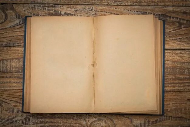 Книга фото сверху Free Photo Old book open on a wooden table seen from above Book texture, Ancient