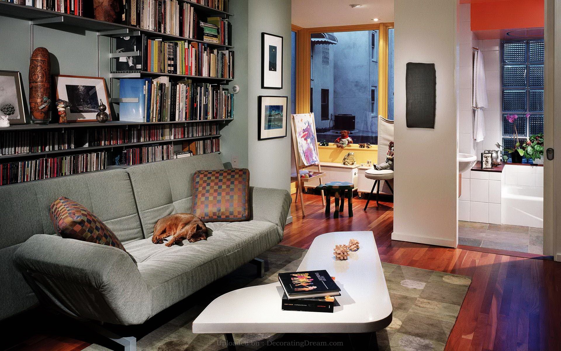 Книга интерьер жилого дома beautiful living room designs ideas, stylish sofa, center table, pillow, wall pa