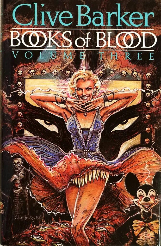 Книга крови фото "Books of Blood: Volume 3" by Clive Barker. London: Weidenfeld & Nicolson, (1985