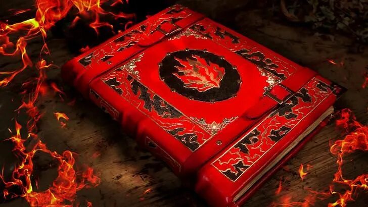 Книга огня фото I Made this Tome of Fire with Traditional Bookbinding Techniques - Album on Imgu