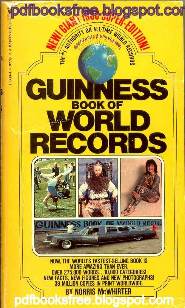 Книга рекордов фото с описанием The Guinness Book of World Records Free Pdf Books in 2023 Guinness book of world