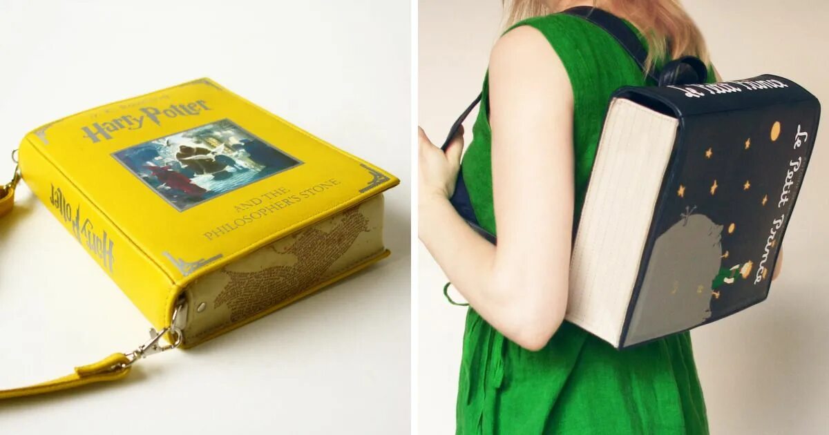 Книга сумочки Book Bags That Will Let You Have Your Favorite Book Always By Your Side BOOKS LI