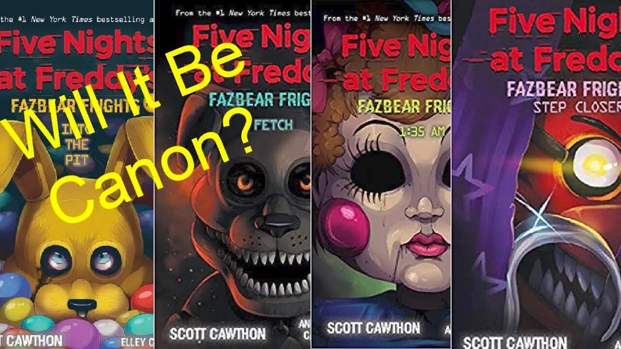 Книги фнаф фото Is The Fazbears Frights Books Considered Canon? FNaF Theory - YouTube