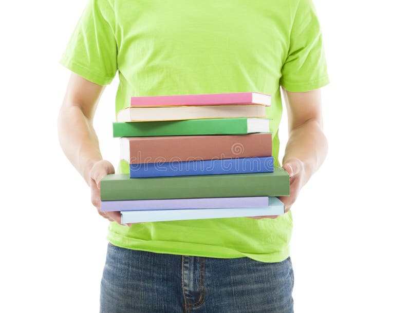 Книги стоковое фото Man on a pile of books stock image. Image of growth, choice - 65482025