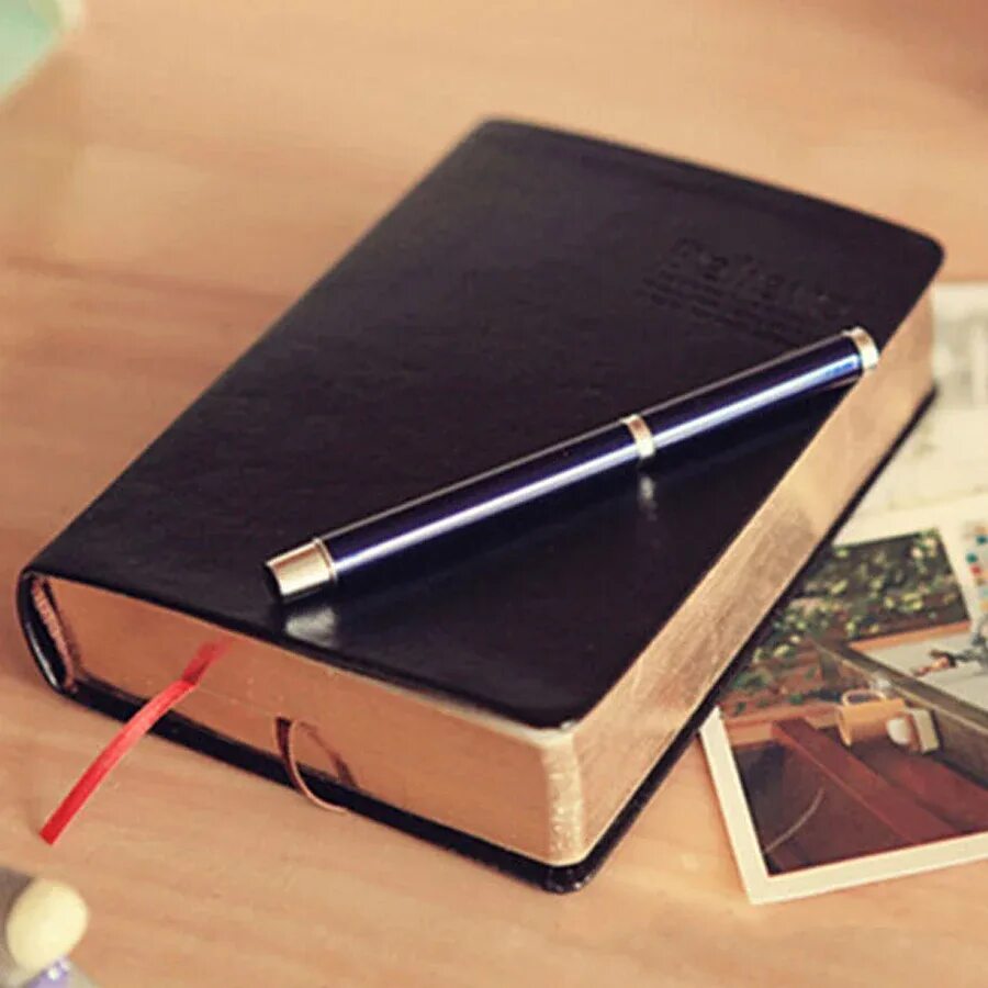 Книги тетради фото 1pc Vintage Thick Paper Notebook Notepad Leather Bible Diary Book Zakka Journals